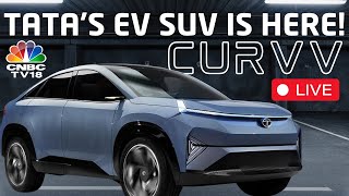 LIVE Tata Curvv EV Coupe SUV India Launch  N18L  CNBC TV18 [upl. by Blau]