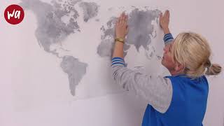 Instructievideo Muursticker Aanbrengen  wallartnl  How to Apply a Wall Sticker Tutorial Video [upl. by Roselin]