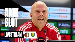 TERUGKIJKEN  Persconferentie Arne Slot voor Feyenoord  RKC Waalwijk [upl. by Olinad]