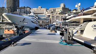 Monaco Walking Tour 11 October ProvenceAlpesCôte dAzur France 4K 60fps [upl. by Nohsad]