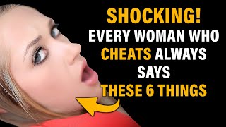 😲 When a Woman Cheats This is the First Thing She Says  Female Psychology [upl. by Eetse]