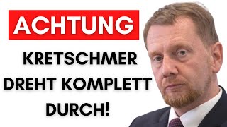 Videobeweis Kretschmer rastet aus weil Trump den Krieg beendet [upl. by Francyne]