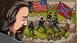 Battle of Gettysburg BirdsEye Perspective  Animated History [upl. by Koziarz]