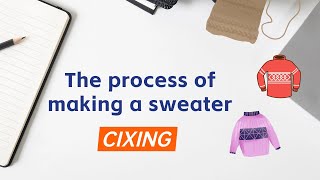 The process of making a sweater with Cixing flat knitting machine [upl. by Domenic917]