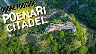 Aerial Journey Exploring Poenari Castle with Breathtaking Drone Footage [upl. by Gomar238]