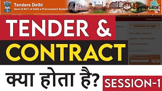 What is Tender and Contract   Session  1  Reinforce QST Pvt Ltd [upl. by Hannahs22]