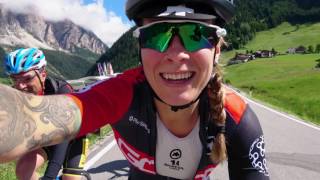 Climb till you drop Crazy elevation at Maratona Dles Dolomites with Pirelli [upl. by Rainah]