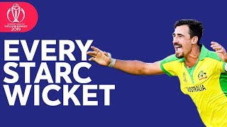 Every Mitchell Starc Wicket at the 2019 ICC Cricket World Cup [upl. by Lipman]