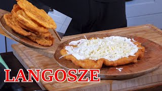 Langosze Lángos z białym sosem czosnkowym  Oddaszfartucha [upl. by Dwaine]