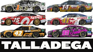 NASCAR Cup Series Talladega Playoff Race 2024 Paint Scheme Preview [upl. by Oelc]