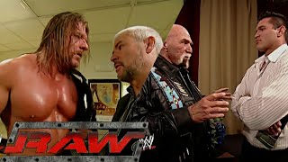 Triple H Randy Orton amp Superstar Billy Graham Backstage Segments RAW Feb 282005 [upl. by Zoeller]