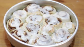 Easy Quick Cinnamon Rolls Without Yeast Recipe  How to Make Cinnamon Rolls [upl. by Haonam]