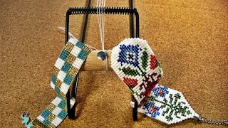 HOW TO Bead Loom Beading step by step tutorial for beginners [upl. by Fleur752]