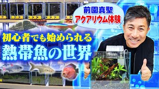 【癒し】前園真聖が初めての熱帯魚飼育を学ぶ！そしてアクアリウム体験にも挑戦！ [upl. by Moreno439]