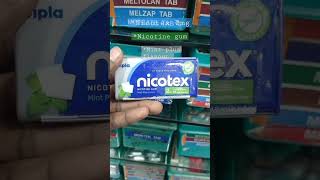 Nicotex 2mg  Nicotine gum  Mint plus flavour  shorts [upl. by Naelcm]