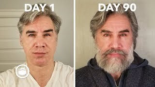 Beard Growth Time Lapse of 90 Days  Greg Berzinsky [upl. by Yahsel]