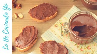 Cómo hacer Crema de Cacao con Avellanas  Nutella Casera  LHCY [upl. by Justinian]