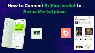 How to Connect Brillion wallet to Bazaa Marketplace [upl. by Noremac]