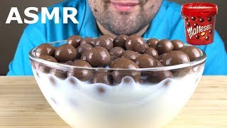 ASMR EATING MALTESERS CHOCOLATE BALLS WITH MILK 몰티져스 먹방 Eating Sounds Mukbang NO TALKING [upl. by Linn503]