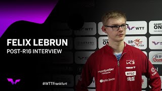 Felix Lebrun PostRound of 16 Interview  WTTFrankfurt 2024 [upl. by Arad]