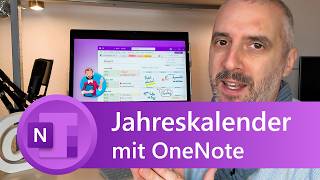 Kalender 2025 für OneNote Vorlage für Jahresplaner Download [upl. by Lucais]