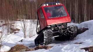 Homebuilt tracked vehicleupgraded version hemmasmidd bandvagnuppgraderad version [upl. by Blood]