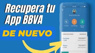 Como activar la app bbva REACTIVAR [upl. by Gnivri143]