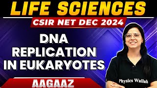 CSIR NET 2024 DNA Replication in EukaryotesMolecular Biology for CSIR NET  CSIR NET Life science [upl. by Attenej492]