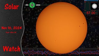 🌞 LIVE Solar Watch  RealTime Sunspot Views amp Clear Skies 🌞 20241116 [upl. by Schaaff]