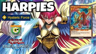 Hysteric Force Harpies  March 2024 Ranked Duel Replay and Decklist YUGIOH Rush Duel [upl. by Dietrich931]