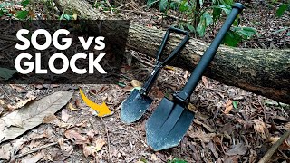 Comparing the SOG and Glock Entrenching Tool  Folding Shovel [upl. by Letnuahs514]