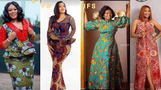 CHIC MODÈLES AFRICAIN EN PAGNE NOUVELLES TENDANCES 2024  ANKARA LONG GOWN STYLES 2024 [upl. by Jacy]