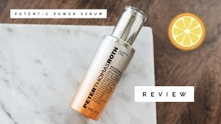 Peter Thomas Roth PotentC Power Serum Review [upl. by Ennasirk]