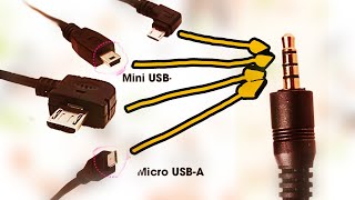 How to convert Micro USB to 3 5 mm jack  Connect all Micro to phone MIC [upl. by Eannyl865]