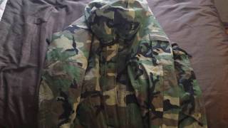 ECWCS GORETEX Parka M81 Woodland Gen 1 Review [upl. by Acinomad]