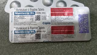 Bilastine and Montelukast Tablet Uses  Montecip BL Tablet Uses [upl. by Anirok80]