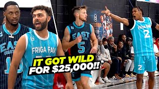 Friga Fam vs East Coast Squad YOUTUBE BASKETBALL GAME OF THE YEAR [upl. by Nytsirk226]