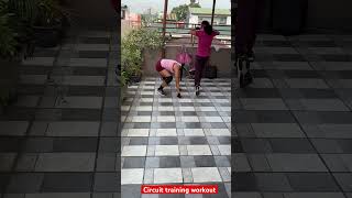 Circuit training workout musclebuilding workout exercise short [upl. by Ainnek]