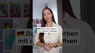 Lerne VERBEN MIT PRÄFIXEN Deutsch lernen  Grammatik  Wortschatz  learn German shorts deutsch [upl. by Vicki]