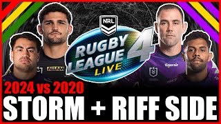 Penrith Panthers amp Melbourne Storm COMBINED Go Retro and Take on 2020 Grand Final Sides on RLL4 [upl. by Sachs]