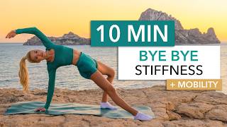 10 MIN BYE STIFFNESS  active stretching amp mobility I in the morning before or after a workout [upl. by Sivrep]