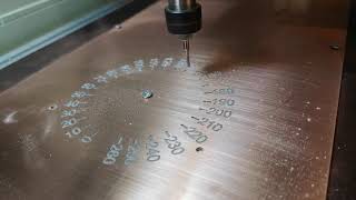 CNC milling in FR4 pcb a vario transformator dial [upl. by Amlez]