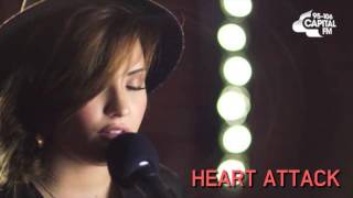 Heart Attack  Demi Lovato Acoustic Live Session at Capital FM  AUDIO [upl. by Blasien324]