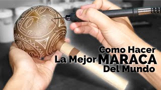 Como hacer MARACAS de TOTUMO Esta es la mejor del MUNDO [upl. by Notsuj708]