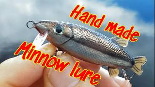 Making a minnow subwake bass lure Making a minnow lure from PVC luremaking bassfishing [upl. by Imoian226]