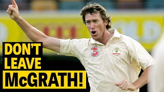 No shot offered Batsmen leave McGrath strikes [upl. by Duval992]