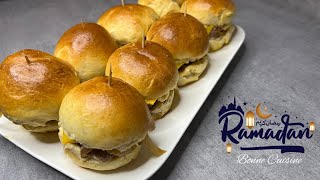 RECETTE RAMADAN 2023 🌙  MINI BURGER BRIOCHÉ [upl. by Hanah860]