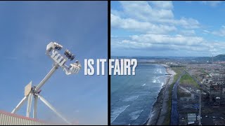 Droning On Porthcawl Fair Closes  Aberavon Beach Fair Opens [upl. by Nigem]