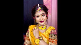 Haldi Bridal Makeup Look  Umme Habiba Roja  Perfecto [upl. by Soluk933]