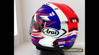 Arai RX7V Motorcycle Helmet GHOST BlueTheVisorShop [upl. by Nort]